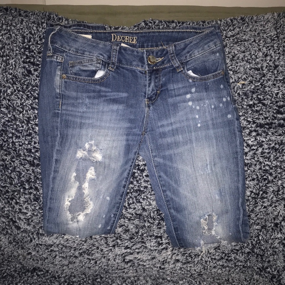Distressed Decree jeans
